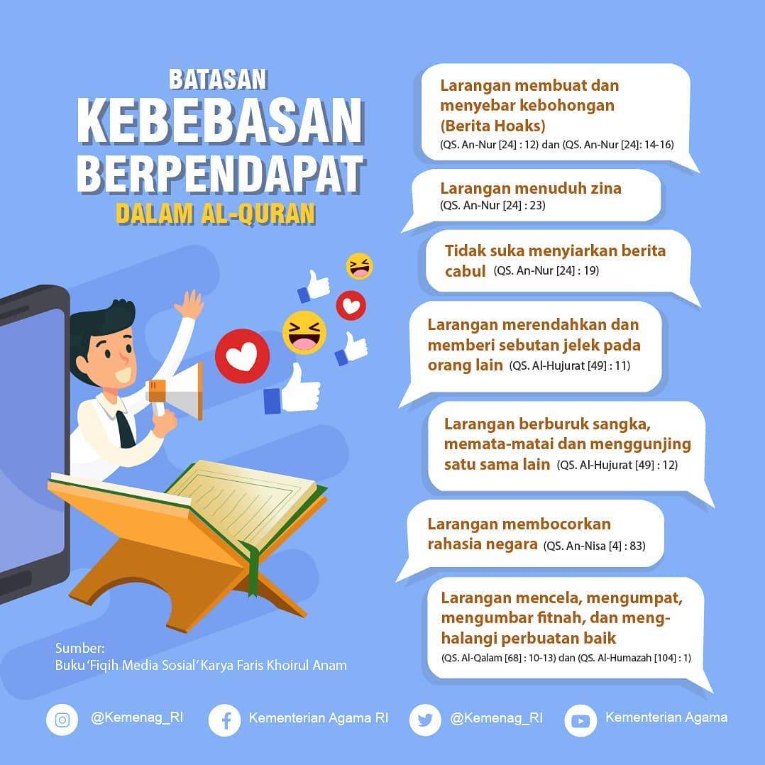 Batasan Kebebasan Berpendapat dalam Al-Quran - 20190228